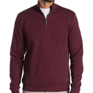 Ted Baker London Mens Quarter zip long sleeves pullover sz 3=M